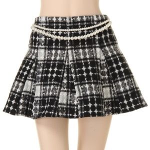 Datura Japanese brand  winter skort Pearls